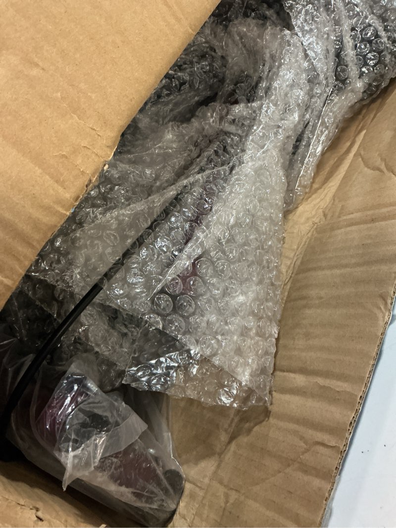 Condition photo showing As Is for Medline Steel Rollator Walker  Folding Rolling Walker  6  Wheels  350lb Weight Capacity  Burgundy Red Frame