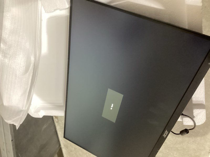 Condition photo showing Good Condition for Acer SH242Y Ebmihx 23.8" FHD 1920x1080 Home Office Ultra-Thin IPS Computer Monitor AMD FreeSync 100Hz Zero Frame Height/Swivel/Tilt Adjustable Stand Built-in Speakers HDMI 1.4 & VGA Port 23.8-inch