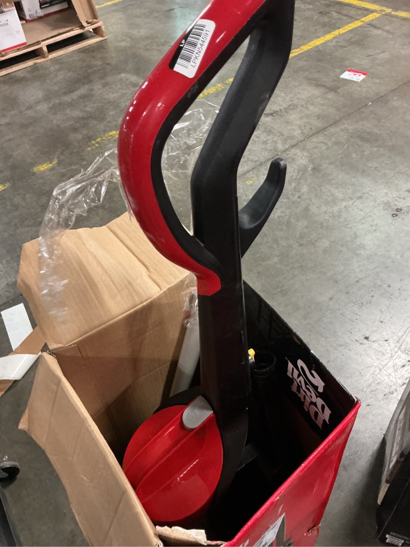 Condition photo showing As Is for dirt devil upright vacuum cleaners - hepa filtration