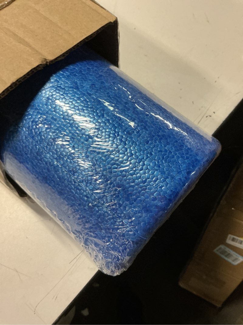 Condition photo showing Good Condition for jfit high density foam roller – epp deep tissue massage roller for muscle recovery, myofascial release & stretching 24-inch solid blue