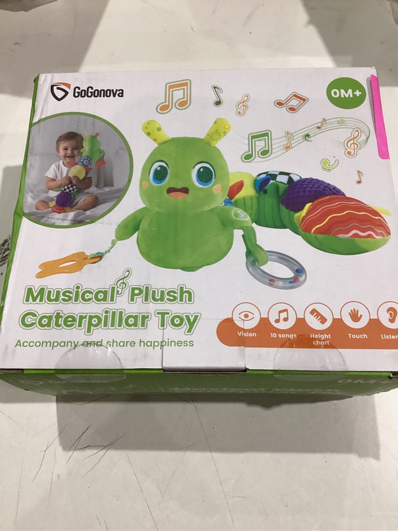 Condition photo showing Good Condition for Baby Toys 0-6 Months, Washable Baby Musical Caterpillar Toys with 10 Children's Songs,Rattles,Teething Toys,Suitable for 0-6, 6-12 Months Infant Tummy Time Toy,Newborn Baby Boy&Gril Toy(Green)