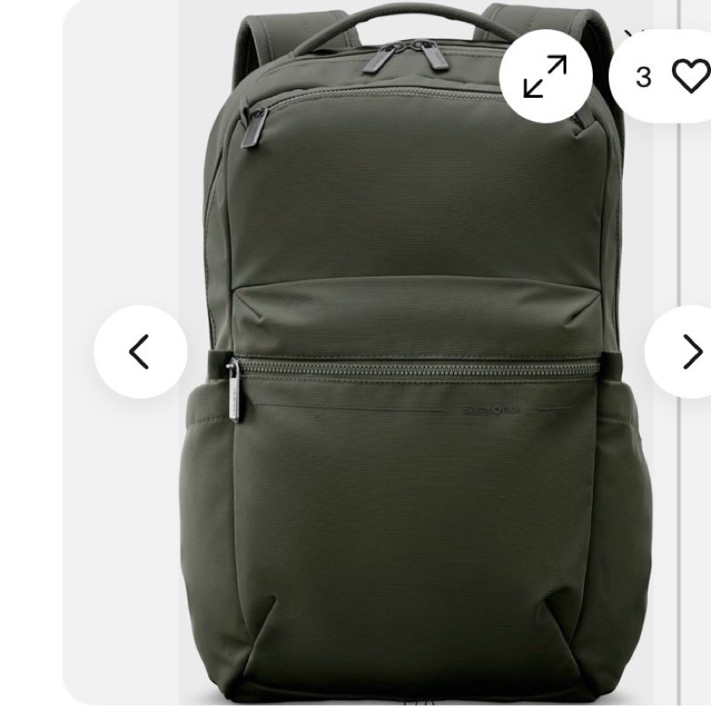 NWT Samsonite Better Than Basic Backpack In Olive Backpack