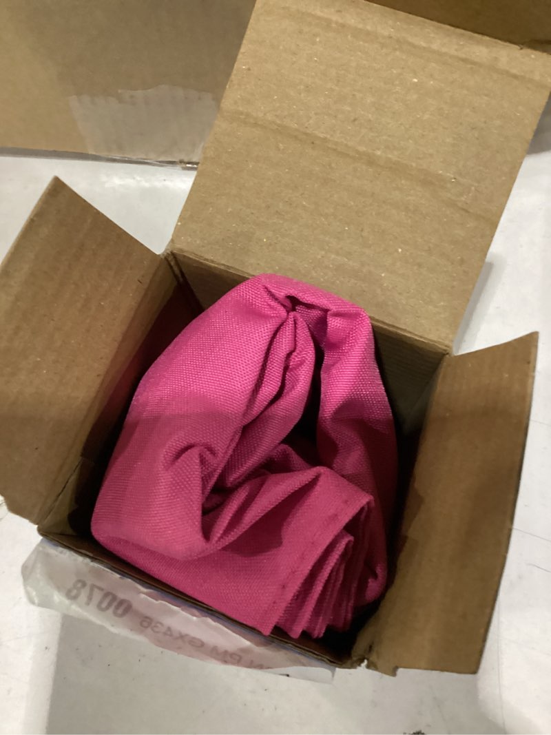 Condition photo showing As Is for miulee pack of 2 decorative outdoor waterproof pillow covers square garden cushion sham throw pillowcase summer shell for patio tent couch 18x18 inch hot pink 18" x 18" (pack of 2) hot pink