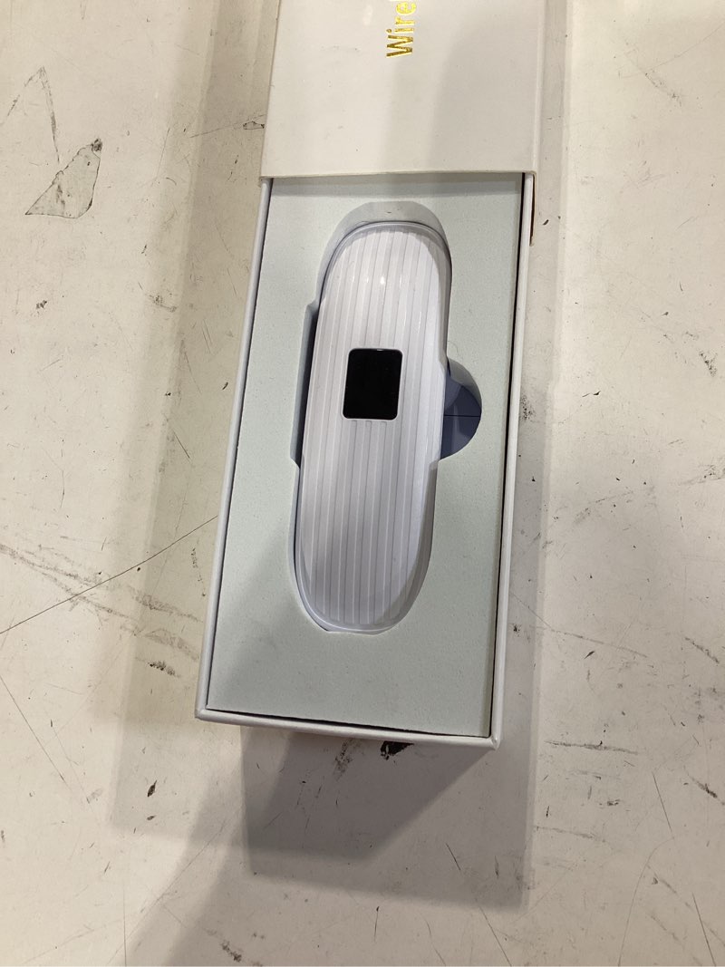 Condition photo showing As Is for bytewave bone conduction under pillow sleep speaker, ultra-thin wireless bluetooth 5.3 mini pillow speaker with led display,tf card,auto-off, private design for side & light sleepers bedside listening white