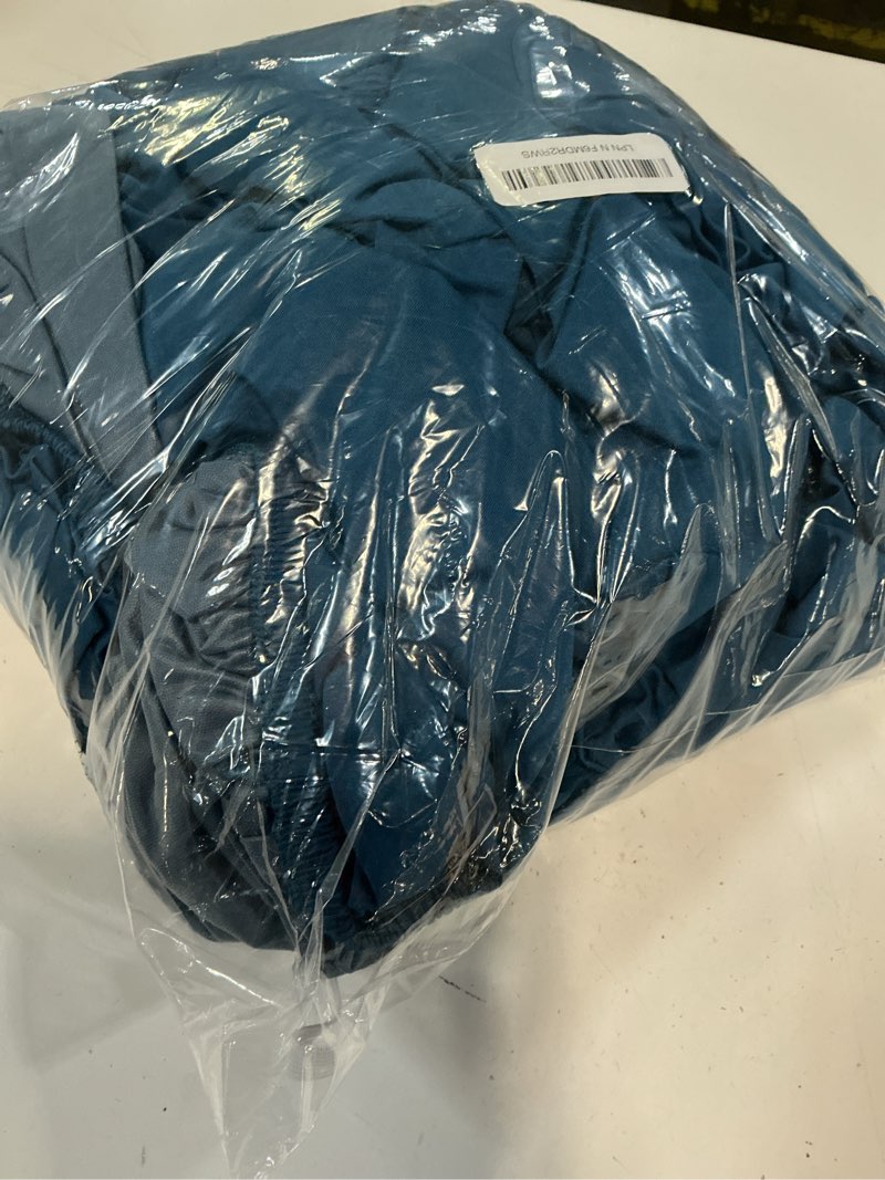 Condition photo showing Good Condition for hyha waterproof outdoor cushion covers for patio furniture, stretch patio chair cushion slipcovers, coated uv resistant replacement seat covers, solid color (peacock blue, 12pc)