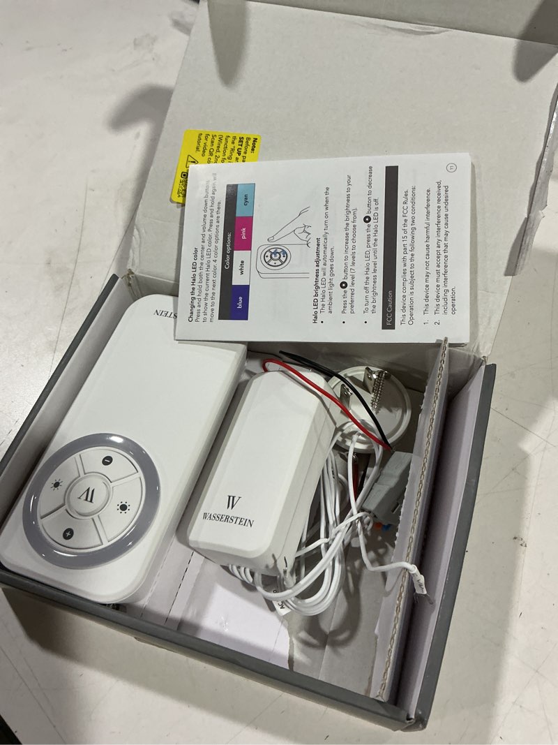 Condition photo showing As Is for wasserstein doorbell chime for google nest doorbell (wired, 2nd gen & 3rd gen) with wired transmitter - not compatible with nest doorbell (battery) - made for google nest - doorbell not included