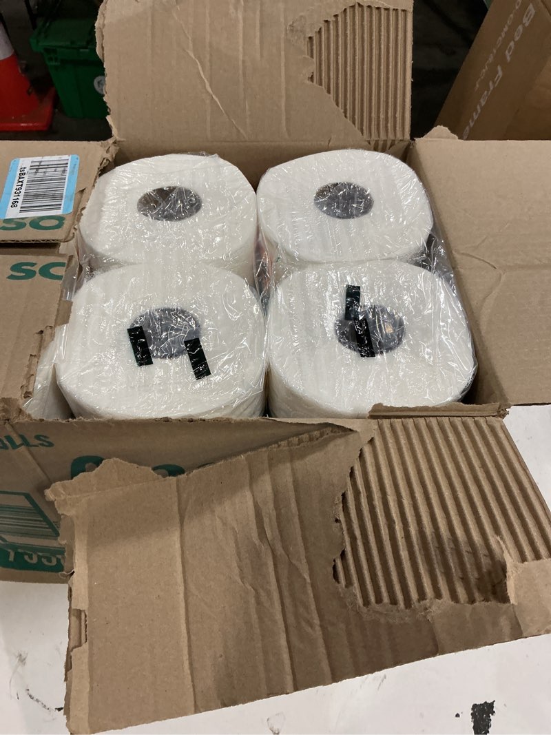 Condition photo showing New/Like New for angel soft toilet paper, 18 mega rolls = 72 regular rolls, soft and strong toilet tissue