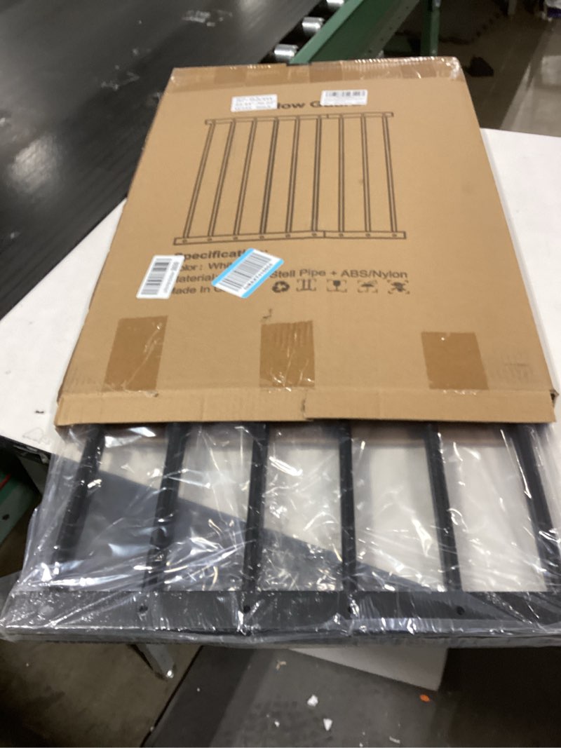 Condition photo showing New/Like New for WAOWAO Black Window Safety Guards for Children Kids Child Toddler Pets Proof Extra Wide White Tension Security Window Guard Gate for Home Fit 22.44"-36.22" (2 Piece, Black) Black 2 Piece(22.44"-33.64")