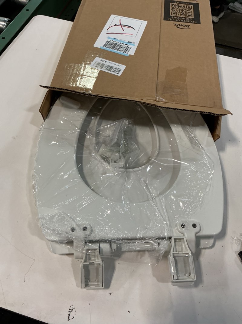 Condition photo showing Good Condition for Mayfair NextStep2 Toilet Seat with Built-In Potty Training Seat, Slow-Close, Removable that will Never Loosen, Elongated, White Elongated (1-Pack) 1-Pack