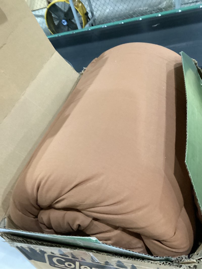 Condition photo showing Good Condition for Coleman Dunnock 20°F Big ‘n Tall Sleeping Bag, Cold-Weather Sleeping Bag Fits Adults up to 6ft 4in, Machine Washable, Flannel Liner