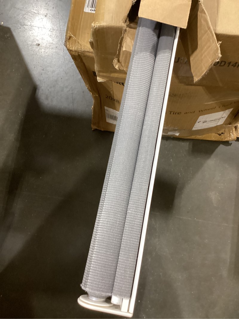 Condition photo showing Good Condition for lazblinds no tools no drill cordless zebra blinds for windows, dual layer light control for day and night, light filtering privacy roller blinds and shades for home, 42" w x 72" h, grey grey 42"w x 72"h