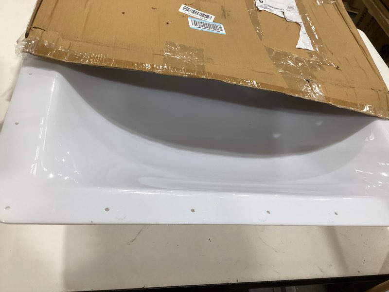 Condition photo showing Good Condition for rv skylight outer dome,18"x26" od universal skylight fits all standard 14" x 22" skylight openings replacement travel trailer rv camper truck replace# sl1422w (white) with sealant white