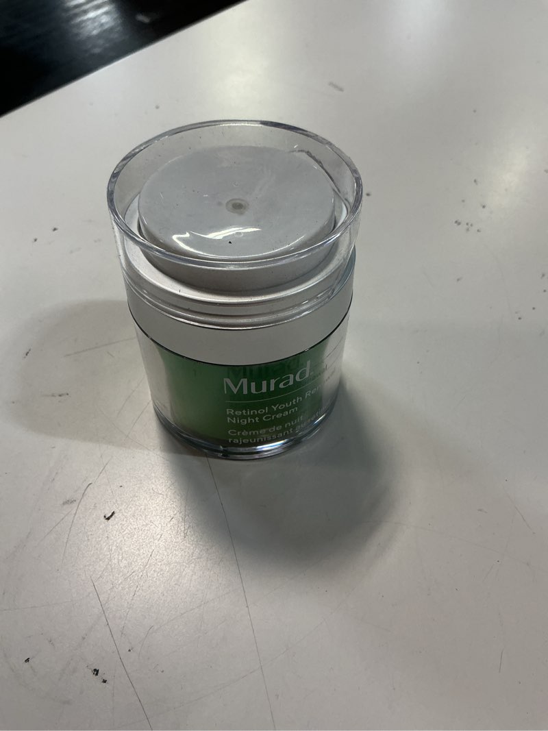 Condition photo showing Good Condition for murad retinol youth renewal night cream - anti-aging moisturizer with retinol tri-active technology and niacinamide gently fights wrinkles and fine lines, boosts radiance and firms skin - 1.7 fl oz