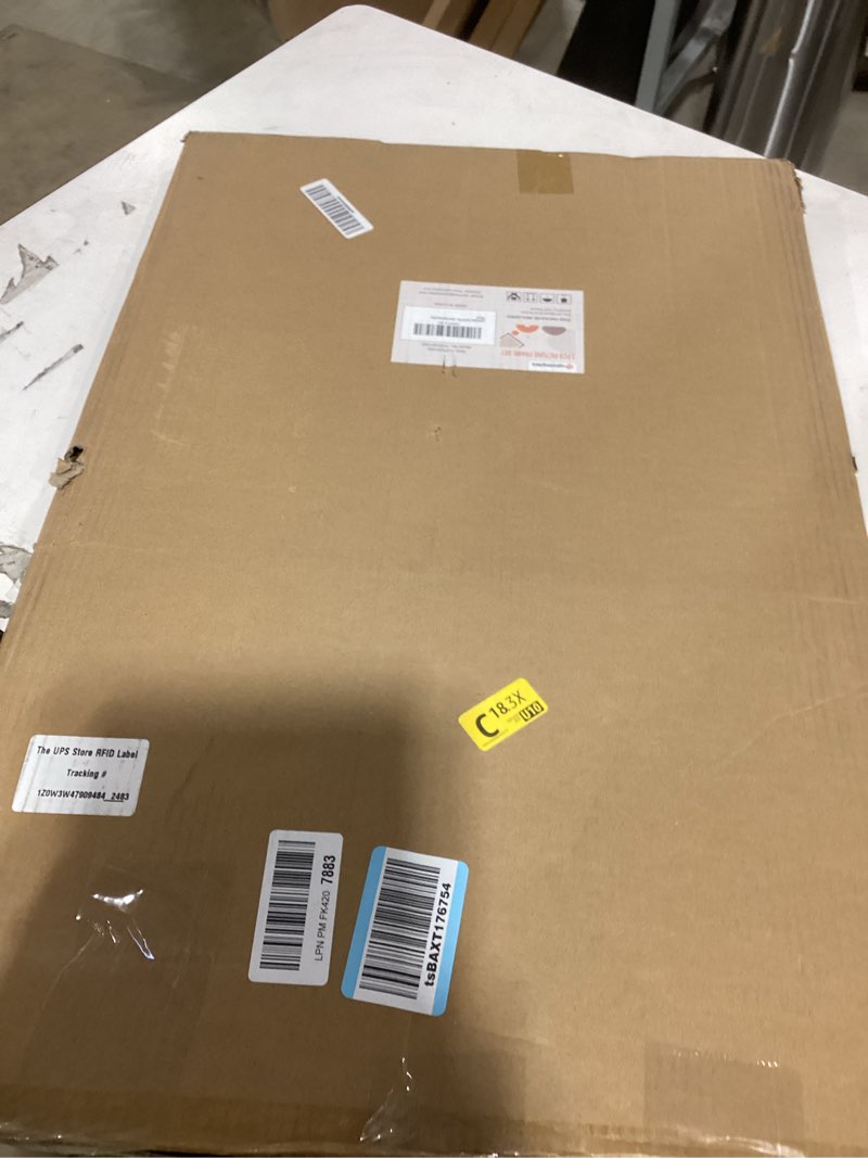 Condition photo showing New/Like New for upsimples 20x30 Picture Frame Black 3 Pack, Scratch-Proof Poster Frames 20 x 30 for Photo Gallery - Slide-In Strips, Horizontal or Vertical Wall Mounting Black 20x30