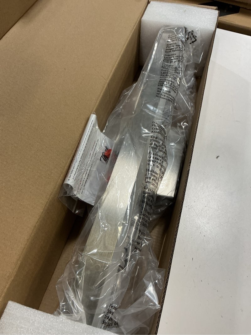 Condition photo showing New/Like New for Joossnwell Bathroom Vanity Light Brushed Nickel Bathroom Light Fixtures Over Mirror 23.62 inch 5CCT Dimmable Modern LED Vanity Lighting Bar ETL Certificated 23.62 Inch Long Brushed Nickel