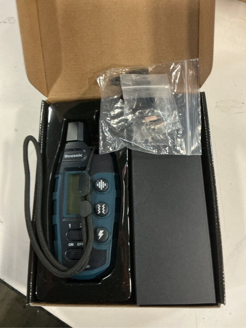 Condition photo showing Good Condition for bousnic dog shock collar 2 dogs (5-120lbs) - 3300 ft waterproof training collar for dogs large medium small with rechargeable remote, beep (1-8) vibration (1-16) and humane shock (1-99) modes blue