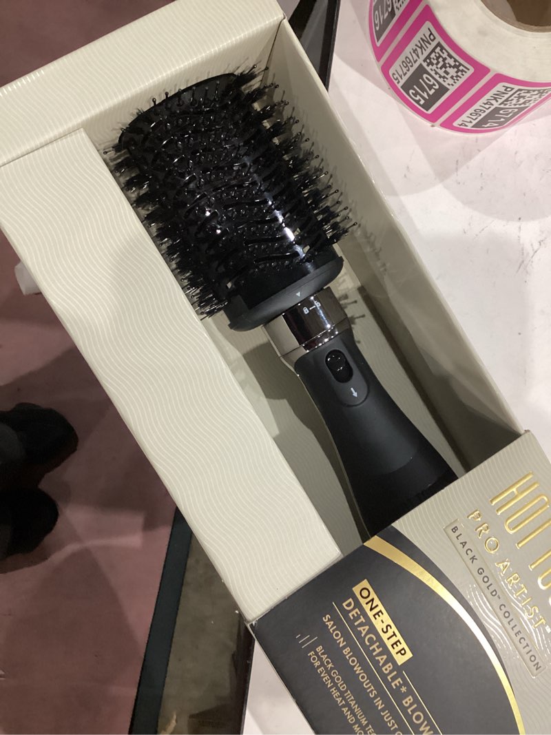 Condition photo showing item condition for Hot Tools Pro Artist Black Gold Detachable One Step Volumizer and Hair Dryer | Pro Drying & Styling (Large) 2.8 Inch One Step LARGE DETACHABLE ONE STEP