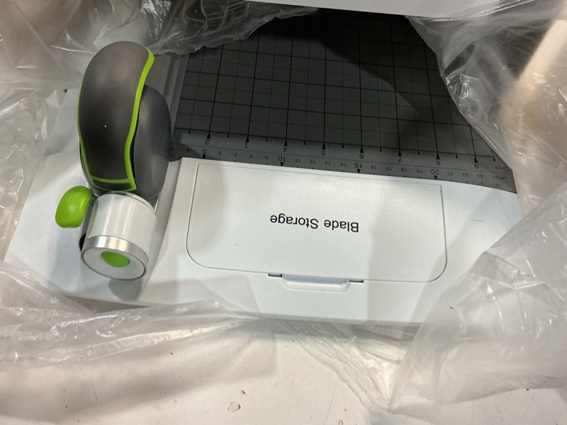 Condition photo showing Good Condition for westcott 12" carbotitanium 45mm rotary metal base trimmer, white, green (16718)