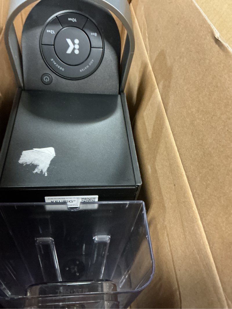 Condition photo showing Good Condition for keurig k-slim single serve k-cup pod coffee maker, multistream technology, 3 brew sizes, slim and sleek design, 46oz removable reservoir, black