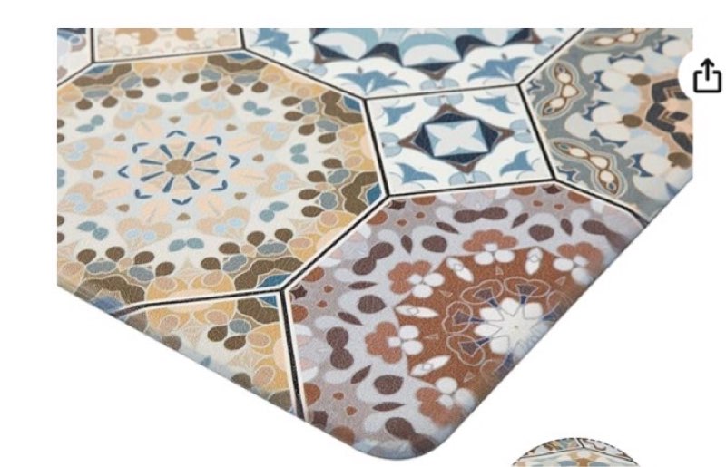 kitchen rugs, cushioned anti fatigue kitchen mat pvc non slip waterproof rug runner comfort standing floor mats kitchen carpet set for sink, laundry