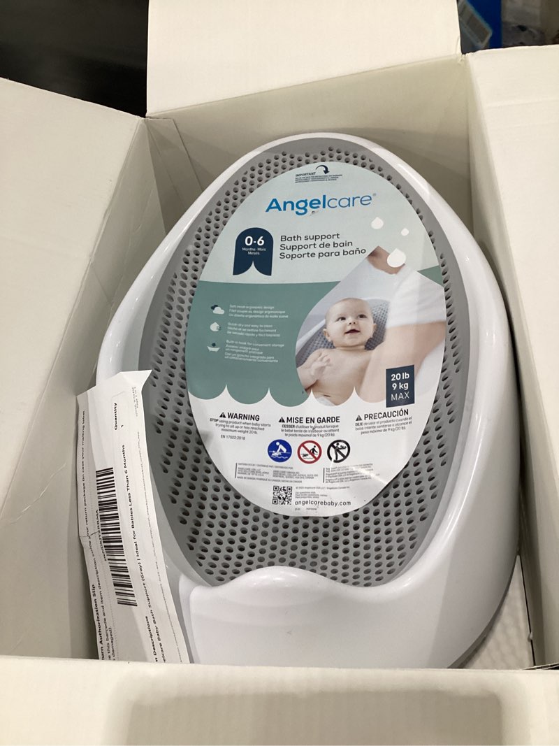 Condition photo showing As Is for Angelcare Baby Bath Support (Gray) | Ideal for Babies Less Than 6 Months Old Bath Support Grey