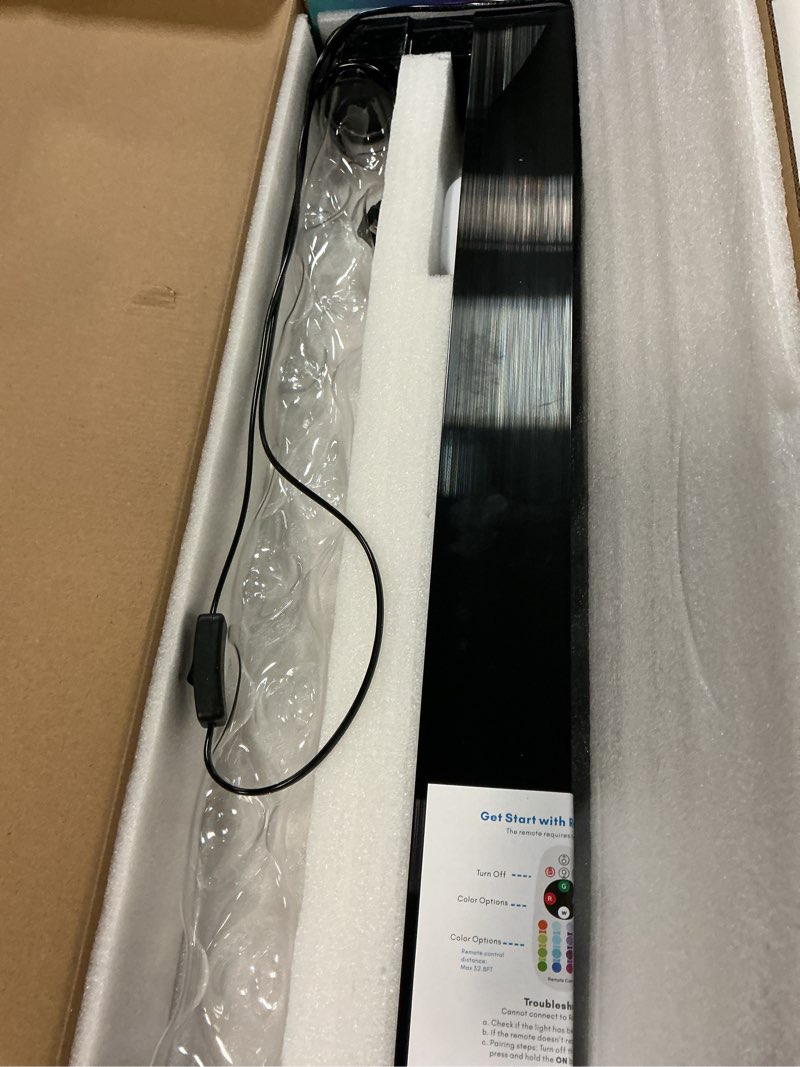 Condition photo showing Good Condition for rgb led light bar for bedroom, ambient lighting for wall, mood lighting for living room, gaming room decor, ocean wave lamp, remote control
