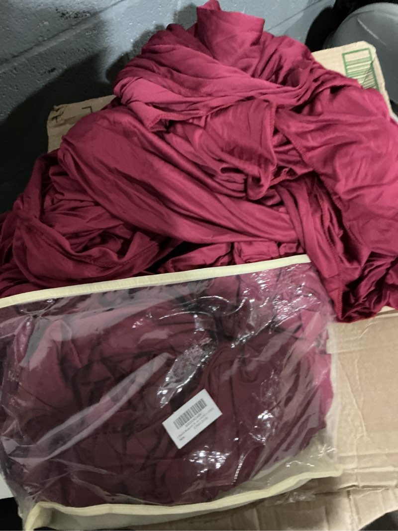 Condition photo showing As Is for 6 panels burgundy backdrop curtains for wedding party wrinkle free backdrops curtain drapes fabric decorations maroon photo back drop for baby shower photography stage reception 30ft(w) x 12ft(h) 5'(w) x 12'(h), 6 panels burgundy