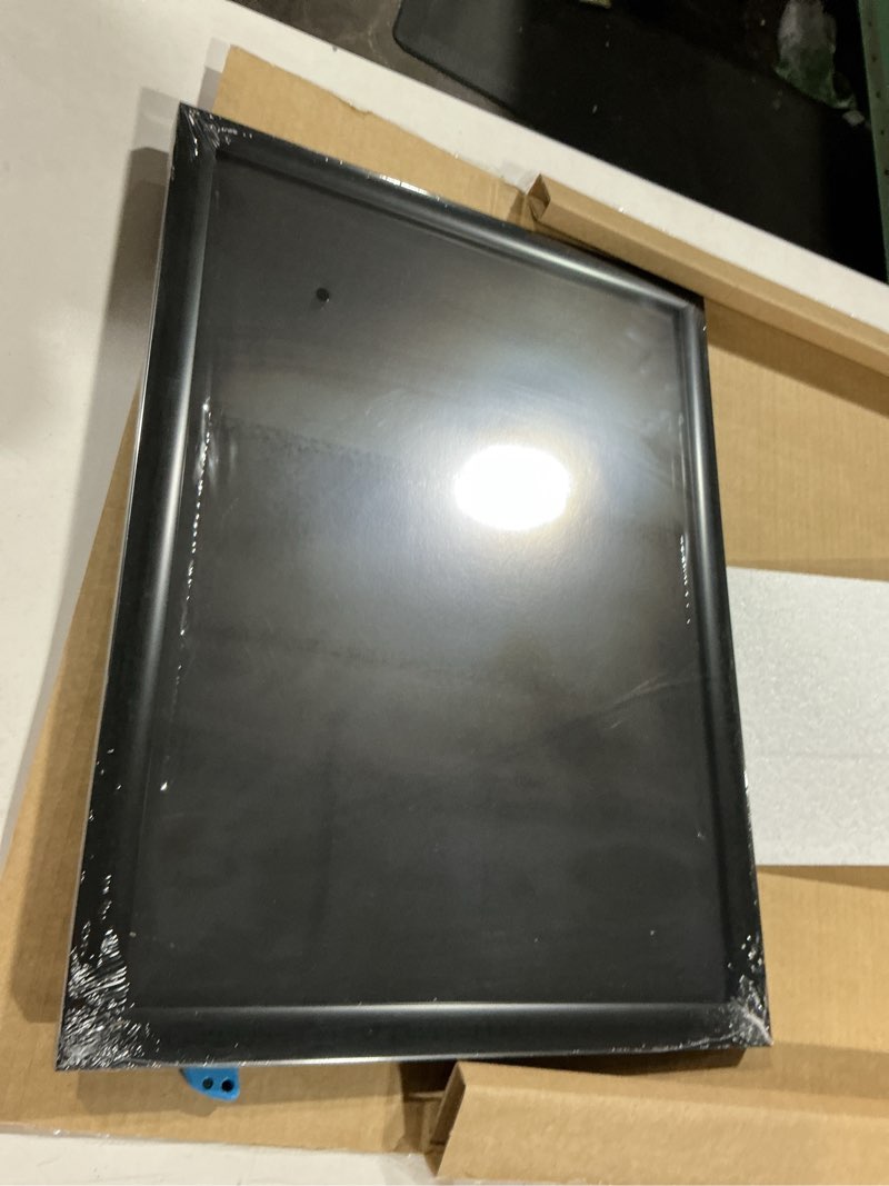 Condition photo showing Good Condition for mcs puzzle frame, 14.25x19.25, black, wall-mounted 14.25 x 19.25 in or smaller black
