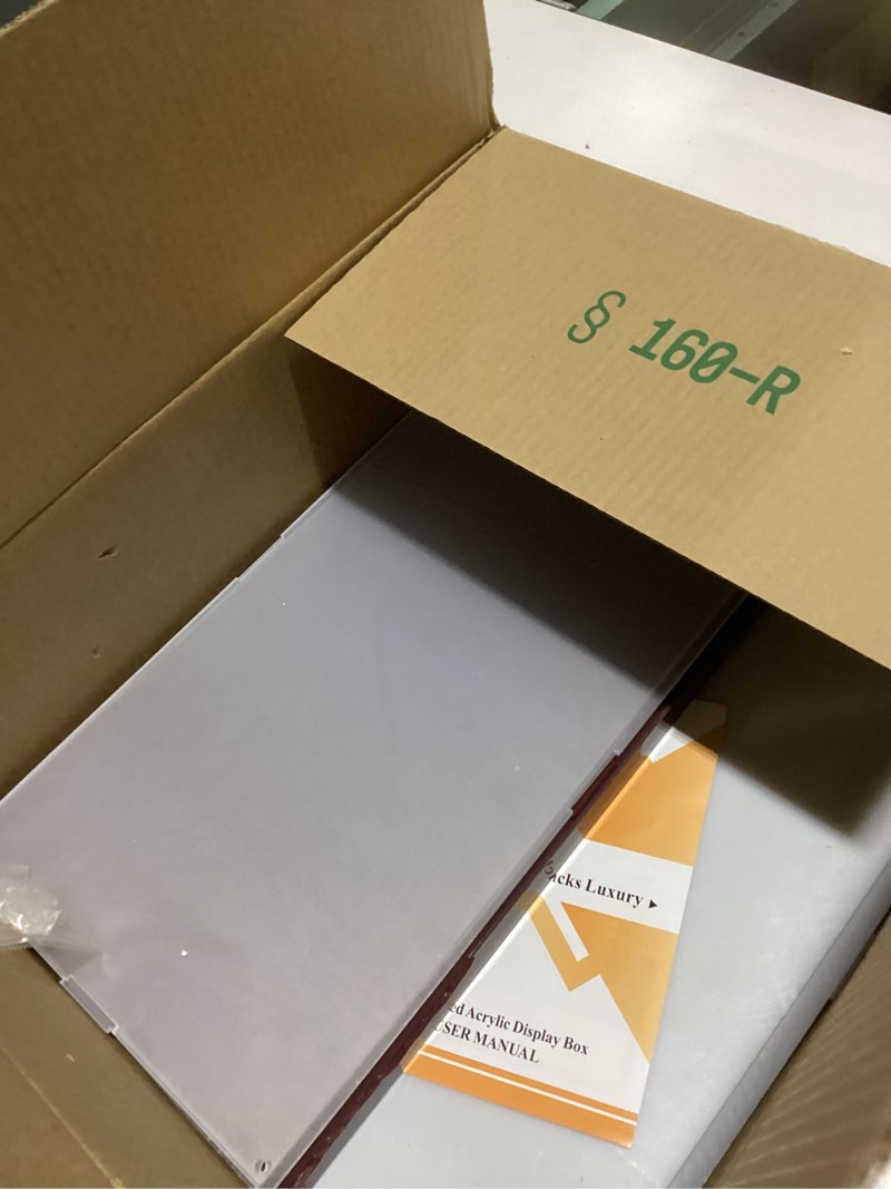 Condition photo showing Good Condition for acrylic display case compatible with lego the going merry pirate ship, dust-proof protective showcase box for lego 75639 (only case - model not included)