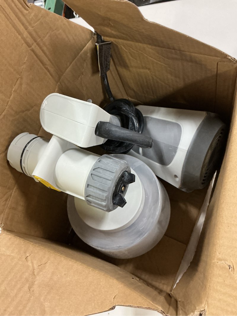 Condition photo showing As Is for inokraft paint sprayer, bob vila awards hvlp sprayer includes 3 patterns & whole cleaning kit for house painting, furniture, cabinets, compatible with stains and latex paints,1200ml(2026) deep-white