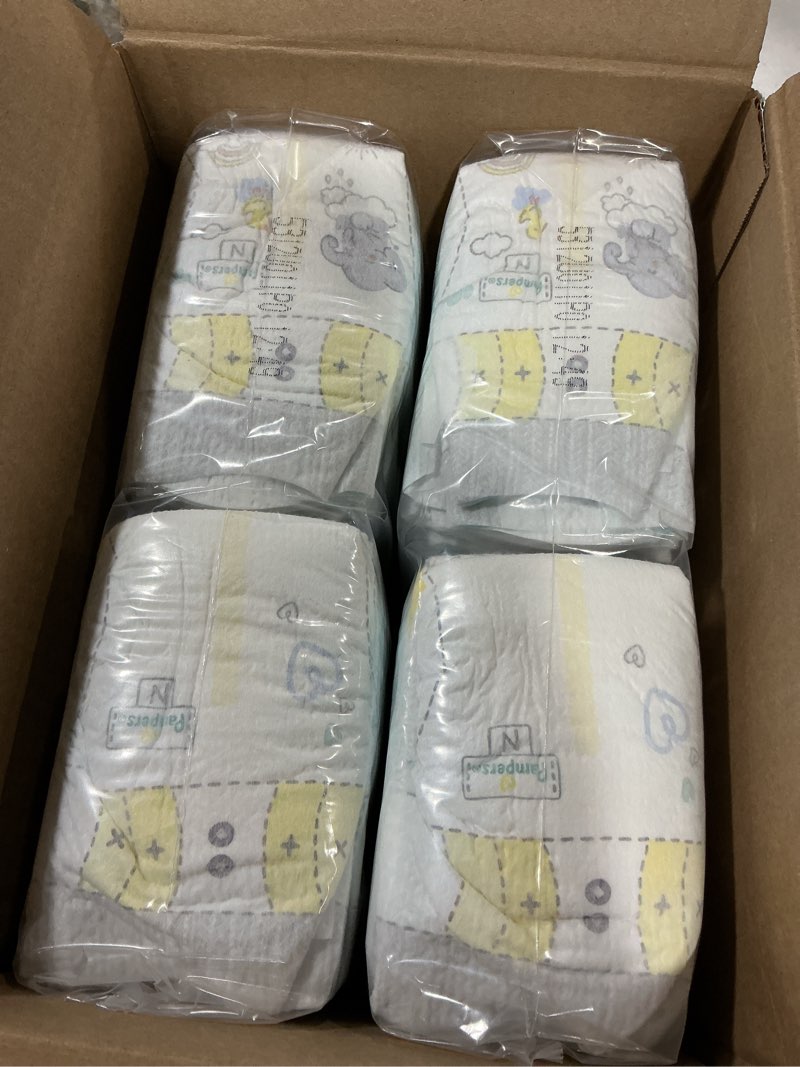 Condition photo showing New/Like New for Pampers Swaddlers Diapers, Size 0 (up to 10 lbs), 84 Count, Absorbent, Keeps Baby Dry and Comfortable, Skin Safe Disposable Baby Diaper (Packaging May Vary) Newborn 84