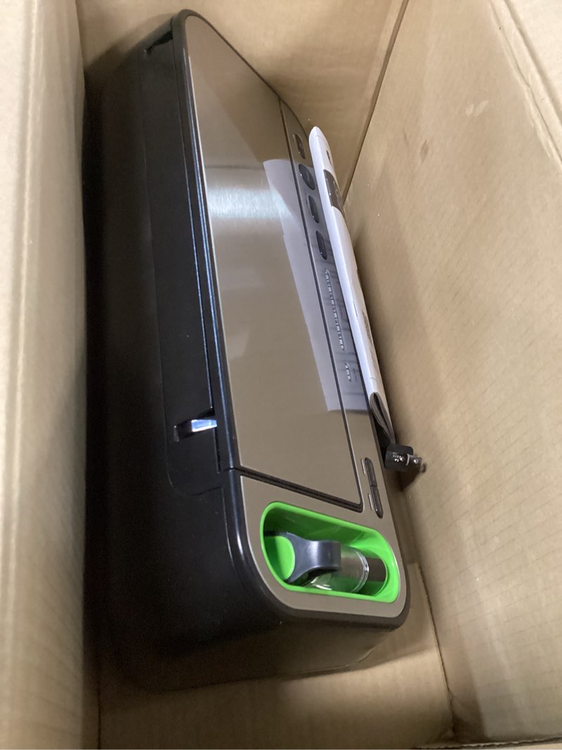 Condition photo showing As Is for foodsaver v4400 2-in-1 vacuum sealer machine with automatic vacuum sealer bag detection and starter kit machine & starter kit