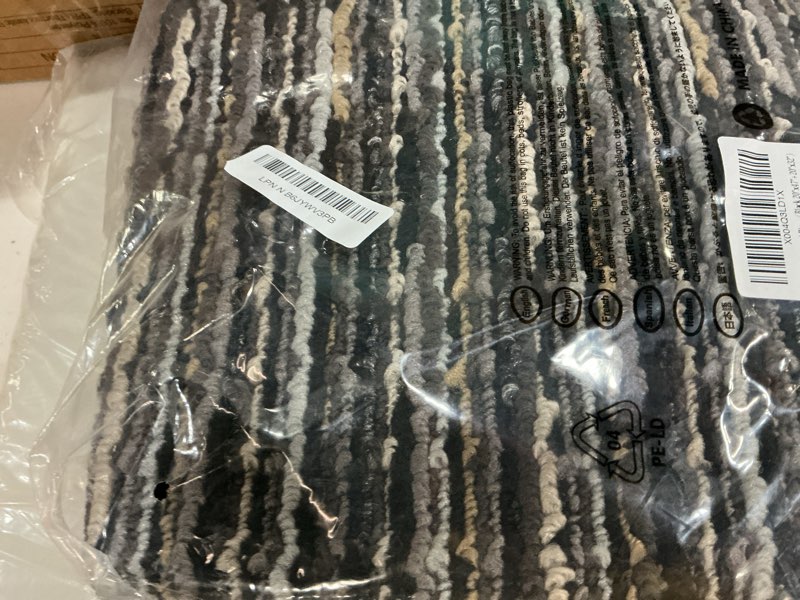 Condition photo showing New/Like New for kitchen rugs sets of 2-non slip kitchen mats for floor-thick stain resistant vintage kitchen floor mat runner carpet for hallways entryway laundry room washable?black 20"x47"+20"x32"?