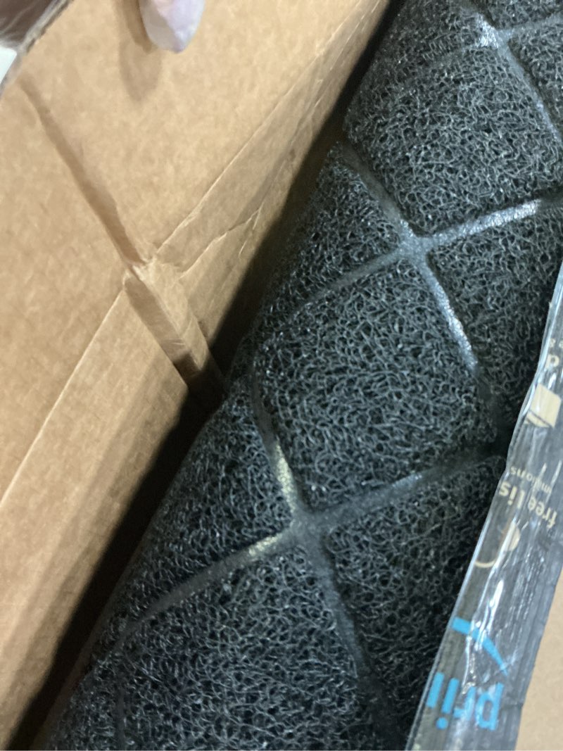 Condition photo showing Good Condition for Front Door Mat Indoor Outdoor Entrance, 24" x 48" All-Season Heavy Duty Waterproof Doormat, Non-Slip Absorbent Entryway Mat, Easy to Clean, Low Profile Commercial Floor Mat for Indoor Outdoor 24"x48" Black Diamond