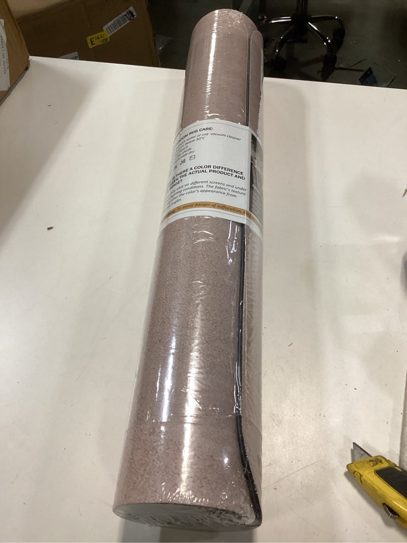 Condition photo showing New/Like New for Bathroom Mat Quick Dry, Bathroom Rugs Non Slip Washable Thin Absorbent Bath Mat Fits Under Door Bathroom Floor Mat Perfect for Bath, Shower, or Sink 24"x70" Beige Beige 2' x 5'10" (Rectangular)