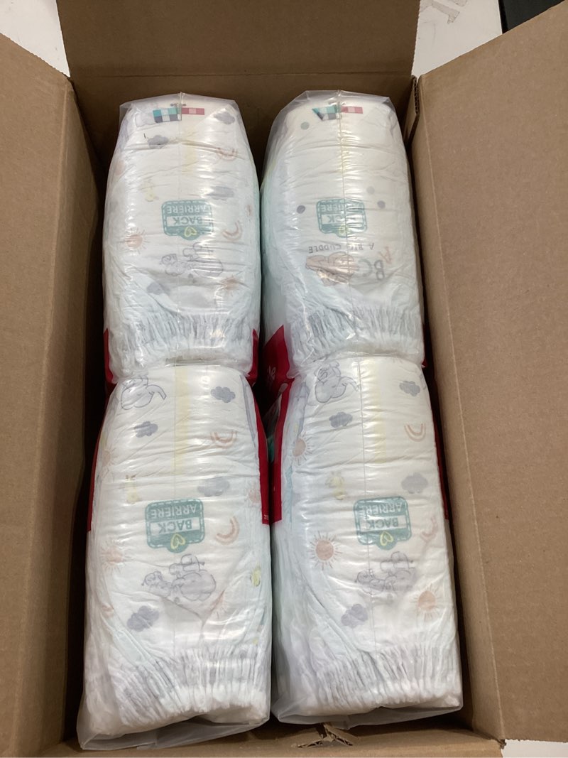 Condition photo showing Good Condition for pampers diapers - swaddlers 360° - size 5, up to 100% leakproof comfy dry fit, ez off tabs designed for easy changes, pull on diaper