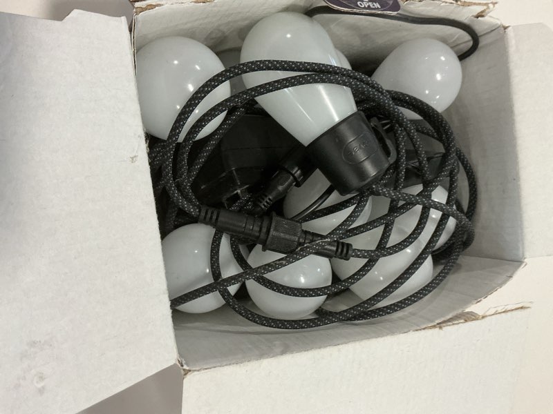 Condition photo showing As Is for Govee - Wi-Fi Bluetooth Smart String Bulbs - 48 feet - Multi