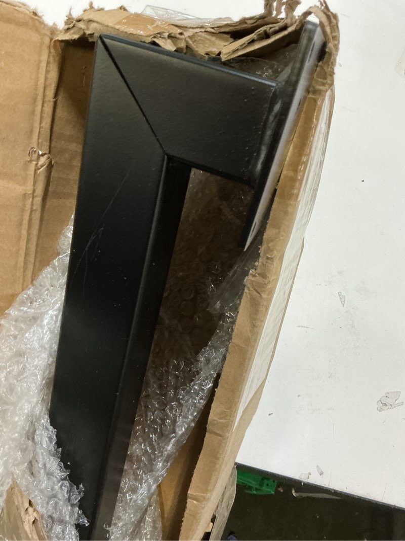 Condition photo showing Good Condition for 4.5 Feet Square Tube Handrail, Wall Mount Industrial Modern Staircase Handrail for Indoor Outdoor Steps, 600lbs Load Capacity, Metal Non-Slip Grab Handle for Stairs Loft Porch, Matte Black