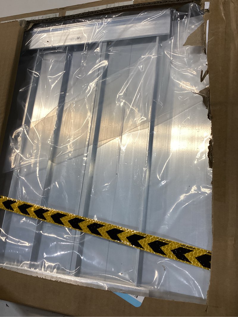 Condition photo showing Good Condition for fachnuo 2 feet portable wheelchair ramp, non-skid aluminum handicap ramps with handle, folding threshold wheel chair ramp for home steps, stairs, entry, doorways, applicable height 2-6 inches aluminum 2ft(using height 2-6'')