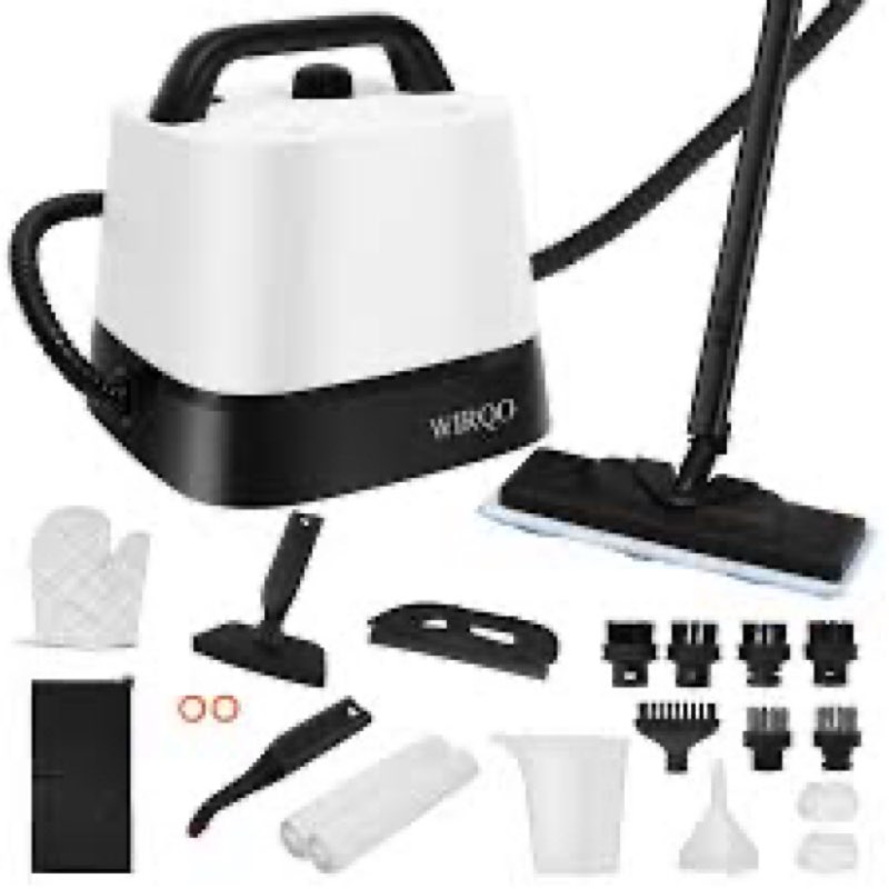 steam cleaner with 24-piece attachments, multipurpose steamer mop for home, floor, car, grout, tile,