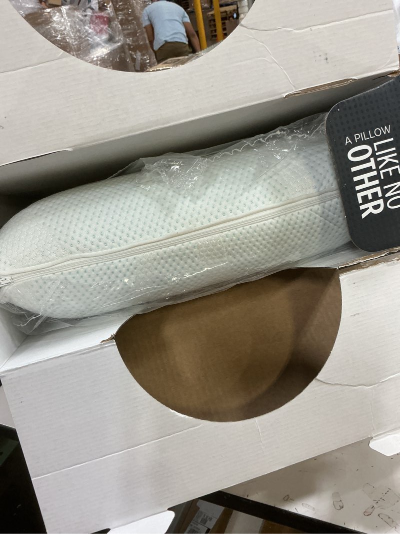 Condition photo showing As Is for TEMPUR Breeze, Cooling, ProLo, Pillow, Queen, White Queen Low