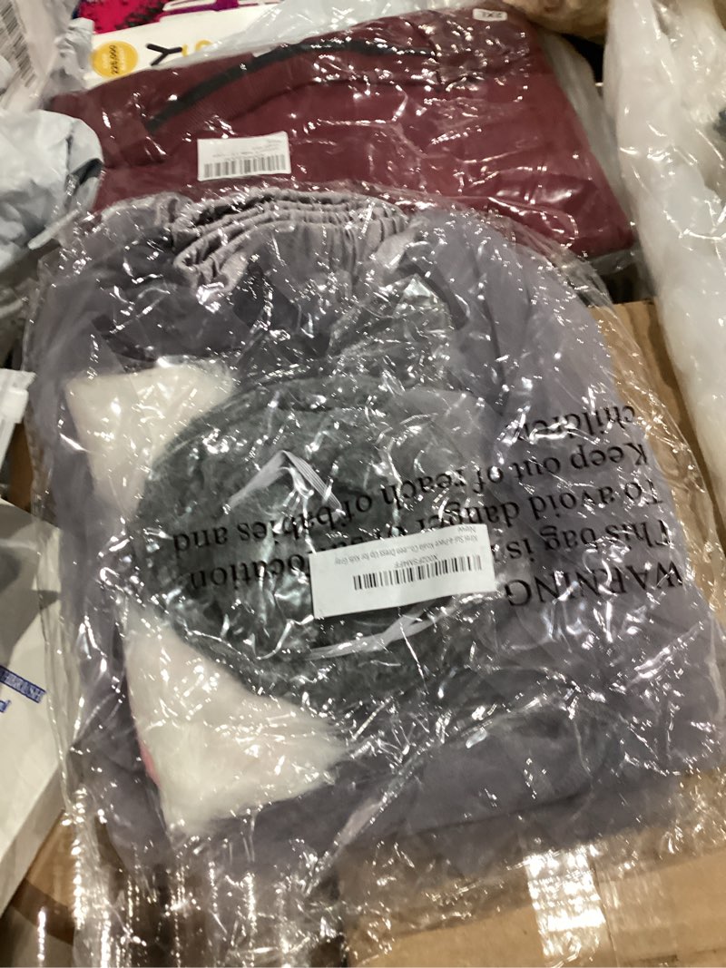 Condition photo showing New/Like New for Kirei Sui 4-Piece Koala Costume Set with Ears Headband & Tutu Halloween Dress Up for Kids Gray