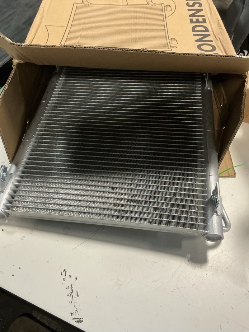 Condition photo showing Good Condition for a-premium air conditioning condenser compatible with dodge | for ram 1500 2002-2008, ram 2500 3500 2003-2008 ac condenser, parallel flow aluminum core, stable cooling & oe fit