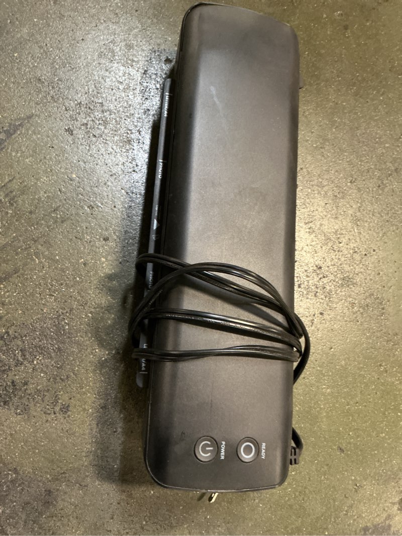 Condition photo showing As Is for Office Depot® Brand HD95 Thermal Laminator, 9-1/2" Width, Black