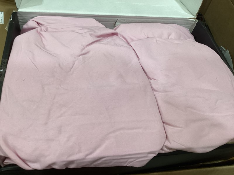 Condition photo showing Good Condition for freshculture twin fitted sheets, bulk pack of 6, deep pocket, soft microfiber bottom sheets for home, salons, hotels, twin size fitted sheets only (dusty pink) dusty pink twin
