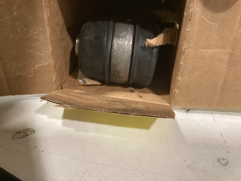 Condition photo showing As Is for moog es801721 steering tie rod end