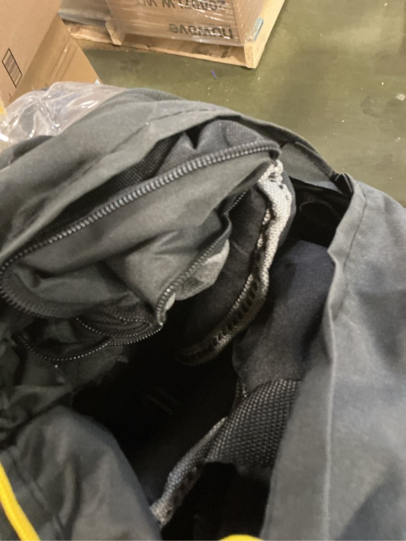 Condition photo showing As Is for Folding Camping Chair:Oversized Portable Lawn Chairs for Adults,Outdoor Heavy Duty Padded Seats,Support 350 LBS,for Camp,Travel & Picnic Black-new