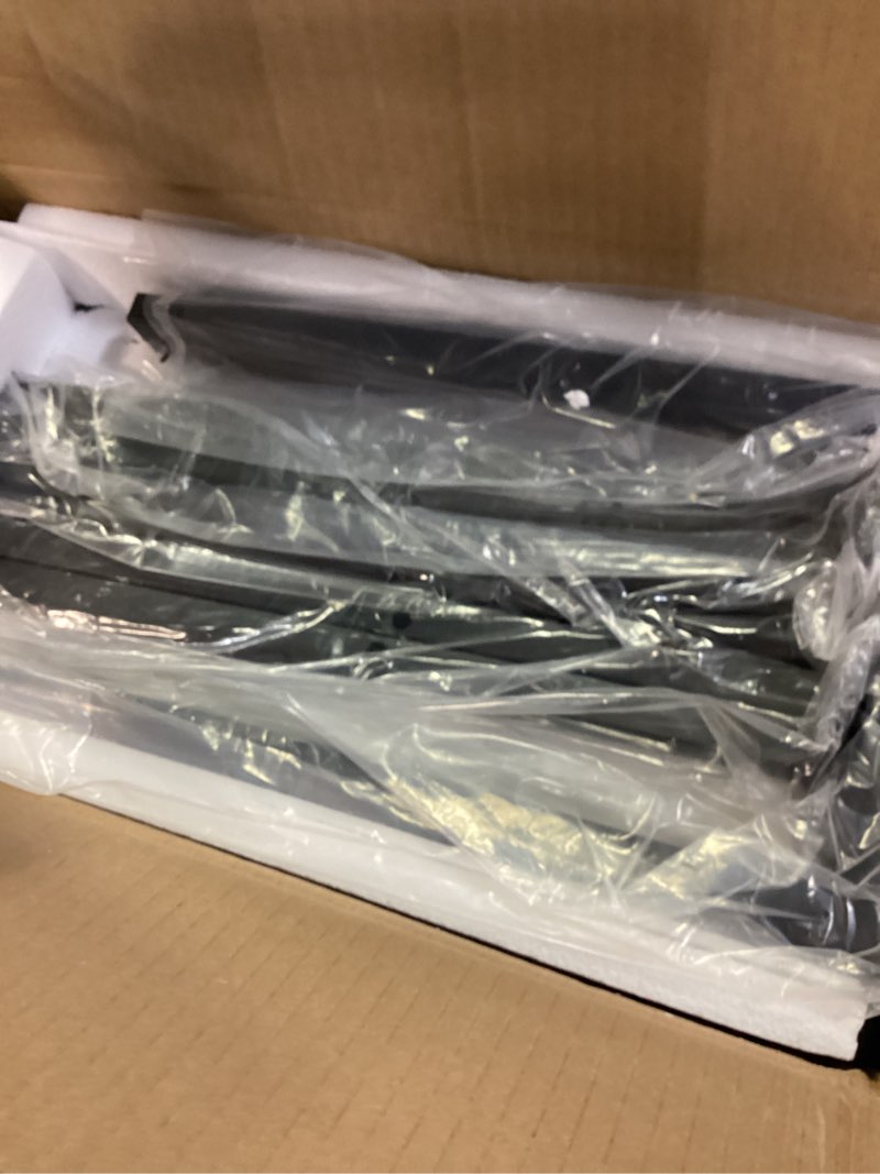 Condition photo showing Good Condition for Narrow Side Table, Slim End Table with Magazine Rack, Bedside Table for Small Spaces, 3 Tier Sofa Couch Table Nightstand for Living Room, Bedroom, Oak Grey LET503Q Oak Grey Classic