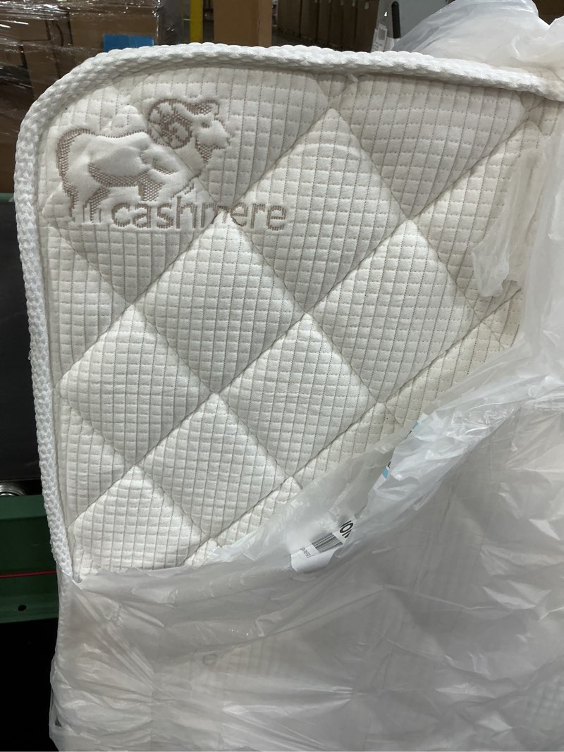 Condition photo showing Good Condition for pack and play mattress - 38" x 26"- premium knitted fabric safety reinforced play yard mattress - fits for graco & baby trend & pamo babe playard, firm support and comfort foam?white