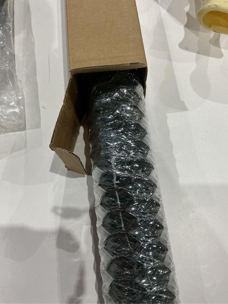 Condition photo showing New/Like New for chicken wire for floral arrangements, 15.7 x 157 inches green mesh, 0.6 inch hexagonal galvanized pvc coated netting fence for crafts, poultry, garden